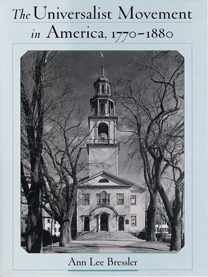 cover image of The Universalist Movement in America, 1770-1880